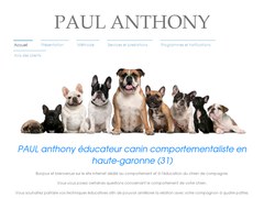 Consultez la Fiche : PAUL Anthony specialiste de l'education et du comportement canin